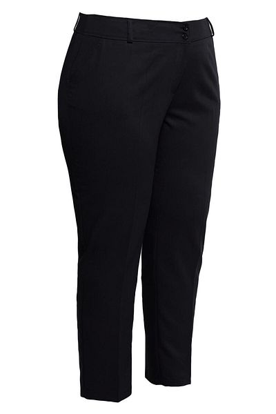 Alvina Plus Size Pipe Leg Trousers - 70723