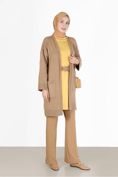 Alvina SELF PATTERNED SLEEVES TRICOT TUNIC 42036