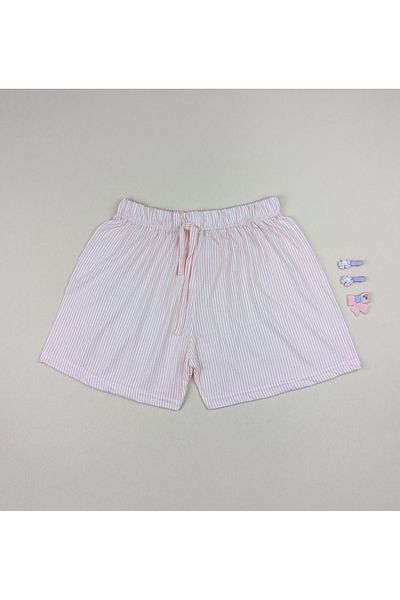 siyalife Pantaloni scurți de acasă pentru femei cu modele cu textura moale
