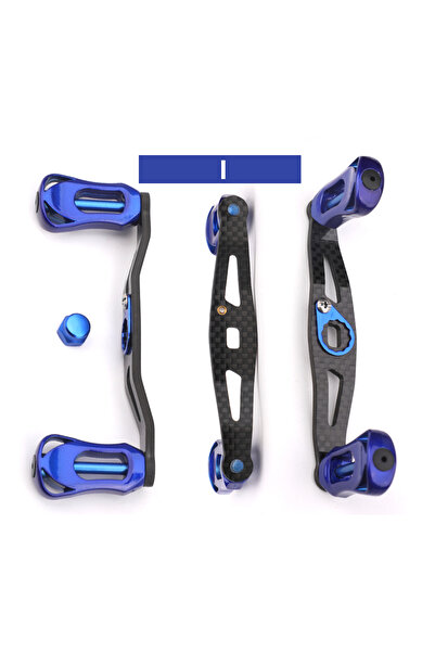 Choice بكرة صيد رولفيش زرقاء من بنتلي، مقبض ذراع هزاز من ألياف الكربون، خفيفة...