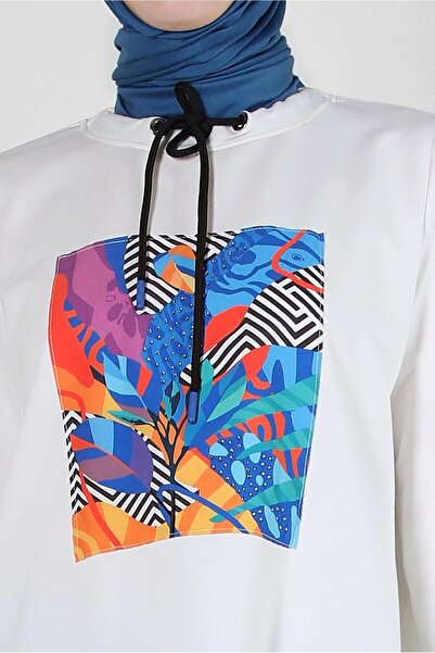 Alvina 43691 Σετ αθλητική φόρμα με εμπριμέ μοντέλο και λαστιχένια φούστα μέσης