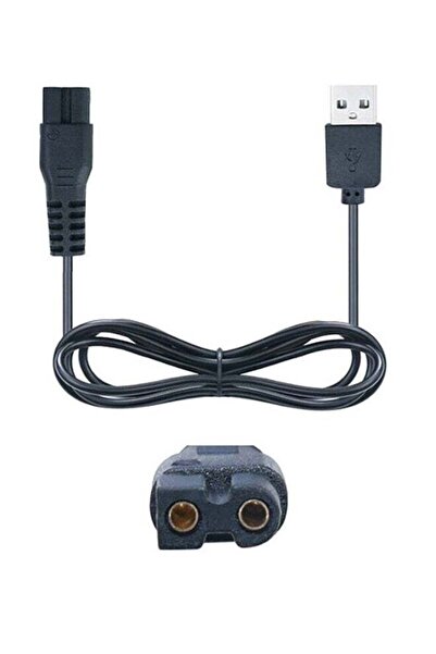 Generic USB Shaver Charging Plug Cable 5V Electric Adapter Power 2Pin