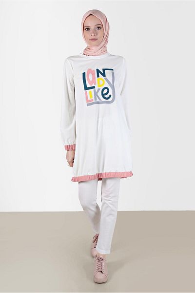 Alvina 42653 Model Tunic - Bassi Detailed Tracksuit