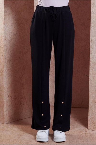 Alvina Knitted Trousers 70701 - Snap Detail