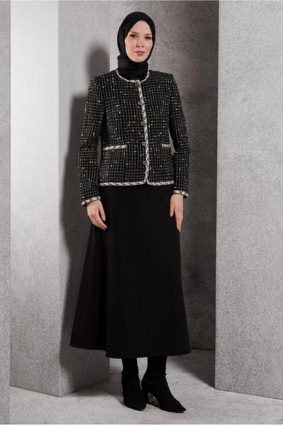 Alvina Σετ Tweed 30500 - Σετ με φούστα