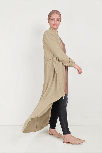 Alvina 10183 Μοντέλο με κέντημα και διακόσμηση περσίδων με φερμουάρ