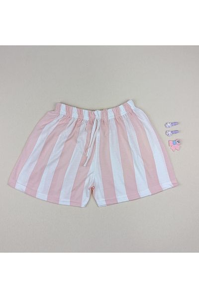 siyalife Pantaloni scurți de acasă pentru femei cu modele cu textura moale