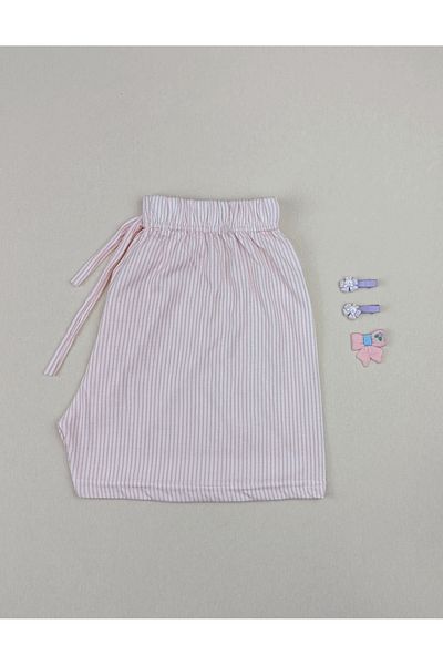 siyalife Pantaloni scurți de acasă pentru femei cu modele cu textura moale