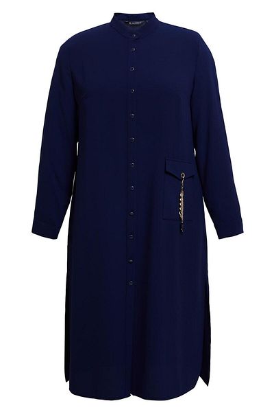 Alvina Plus Size Buttoned Tunic 44447