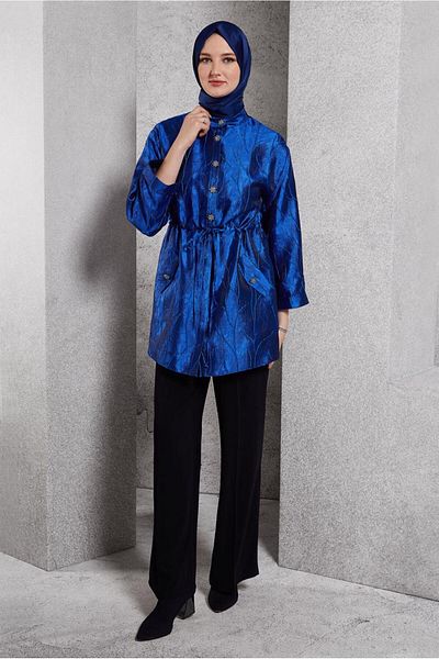 Alvina Jacquard Saw Tunic 44738