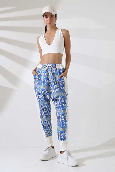 MOSRANİC Γυναικεία φόρμα με μικτά σχέδια Hiphop Street Style TT 802