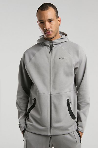 EVERLAST Champions Collection Γκρι ανδρικό φούτερ με κουκούλα με ψηλό γιακά