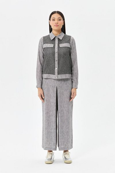 Esswaap Mesh Jacket Trousers Skirt Suit Anthracite