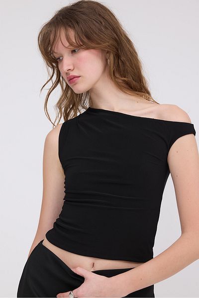 Addax Boat Neck Blouse A17127