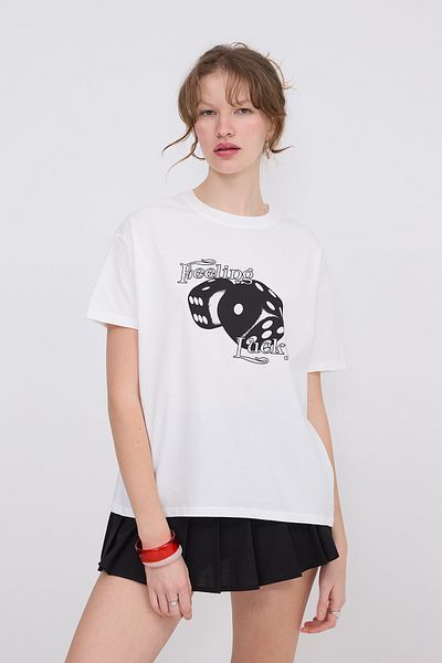 Addax Dice Printed T-Shirt P10418