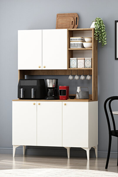 Eymense Leta 3 Kapaklı Çok Amaçlı Kahve Köşesi Dolabı Aytaşı