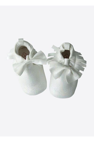 kitikate Erika Booties White