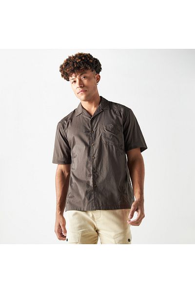 FAV Embroidered Shirt with Short Sleeves