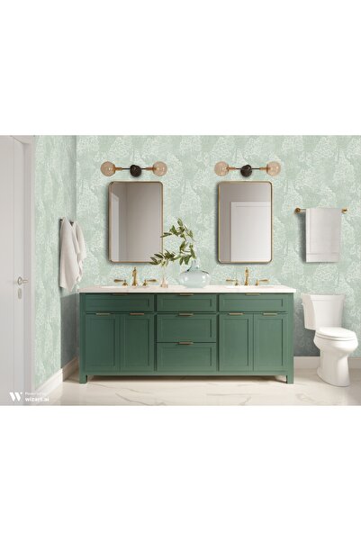 Adawall İCON 24107-2 AÇIK YEŞİL ORMAN TEMALI DUVAR KAĞIDI 16,50M2