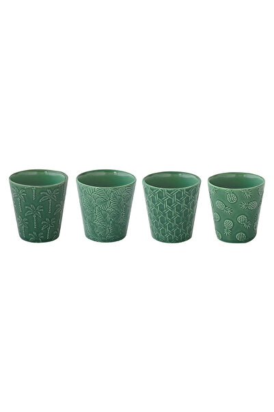 DR EASY LİFE Set of 4 Tropicana cups 100 ml