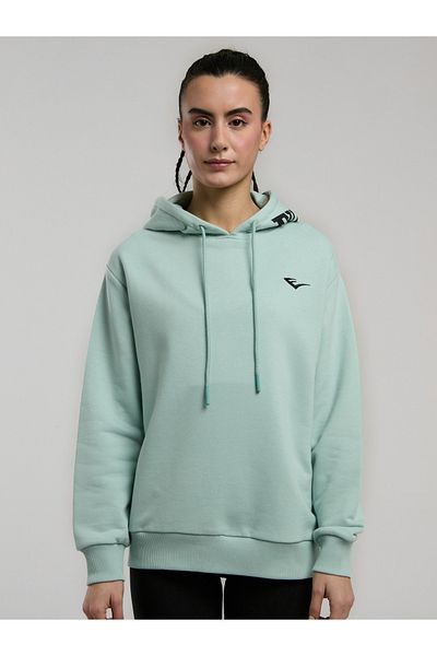 EVERLAST Hanorac cu glugă pentru femei Ever Classics Wmn Comfort Water Green