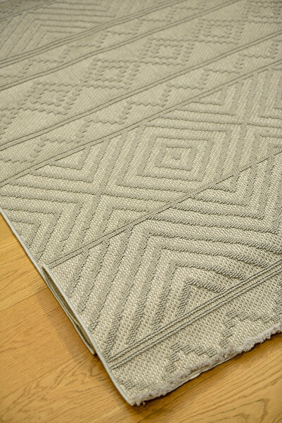 Dinarsu MİRA 69675-097 İskandinav Tarzı Saçaklı Hafif ve İnce Ekonomik Halı