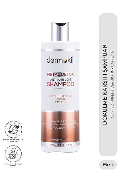 Dermokil Metal Detox Anti-Spill Shampoo 390 ml
