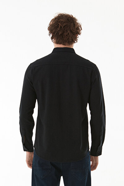 Fulla Moda Βασικό πουκάμισο με μία τσέπη