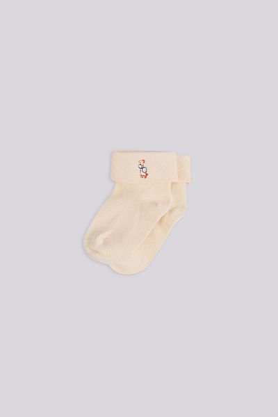 Layette Bg Store Baby Boy Ecru Socks