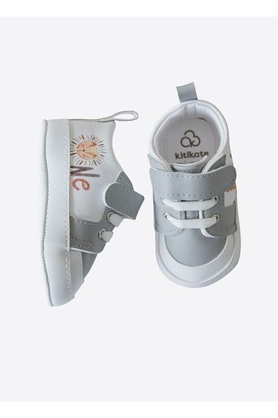 kitikate White Booties Wild One Model Shoes
