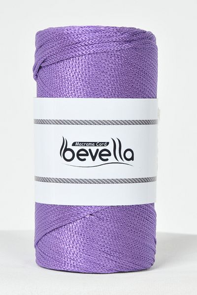 Bevella Macrame Cord Macrame Thread - 2 mm and 200 Gr Polyester Purple, Plate and Bag Thread