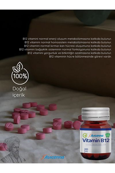 Avicenna Avıcenna Vitamin B12 - 1000 mcg Tablet