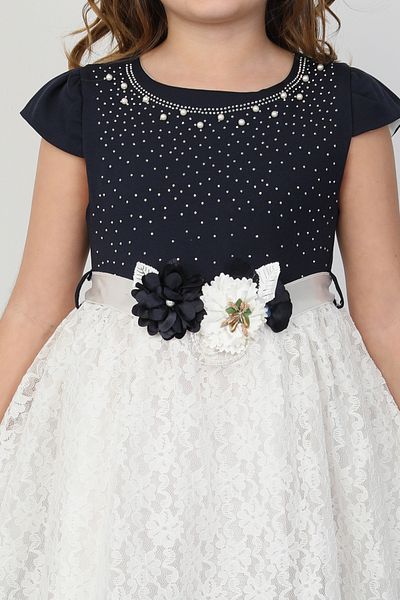 e-çocuk Φόρεμα κοριτσιού Rhinestone Flower 26087