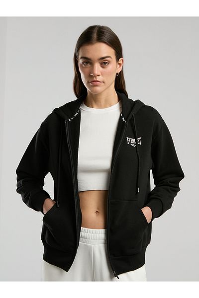 EVERLAST Дамски суитшърт с качулка и цип Ever Classics Wmn, черен