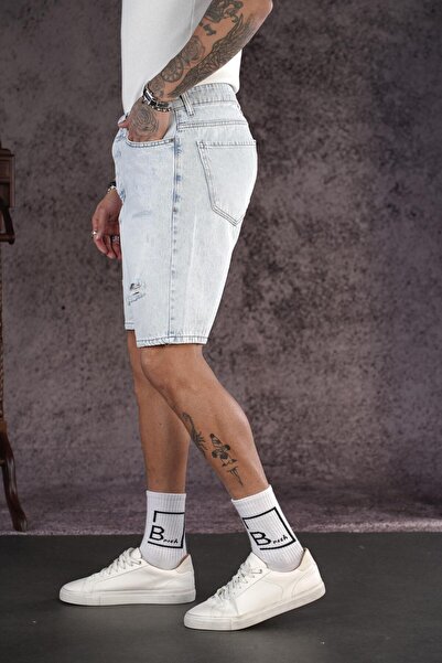 king brich Regular Fit Men's Denim Shorts