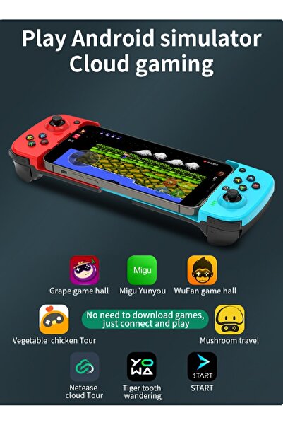 FlashHawk وحدة تحكم ألعاب D3 المحمولة لنظام التشغيل/ أندرويد/ الكمبيوتر الشخصي/ PS4/ Switch