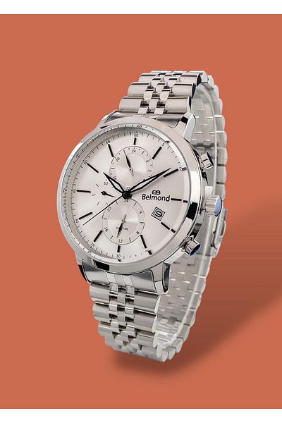 Belmond Original Functions Active 5 Atm Waterproof Steel Band Men's Wristwatch