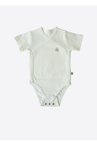 kitikate Organic New Basic Extending Double Breasted Kourta Ecru Balls
