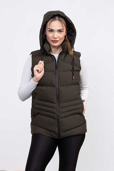 Boymen Waterproof Women's Vest Detachable Hooded Vest Comfortable Fit