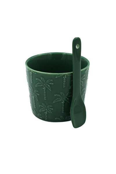 DR EASY LİFE Porcelain bowl and spoon set Tropicana