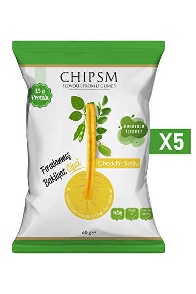 Doğal Agro CHIPSM CHEDDAR SOSLU BAKLİYAT CİPS 5\' Lİ PAKET