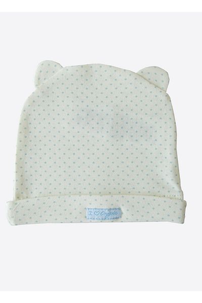kitikate Organic New Dreams Eared Hat Blue Point