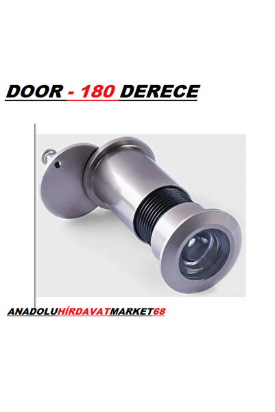 Door UZUN KAPI DÜRBÜNÜ ÇELİK KAPI DÜRBÜNÜ 11CM 25MM GRİ RENK 2,5CM ÖLÇÜYE GÖRE ALINIZ