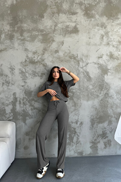 BayBayan Set de îmbrăcăminte pentru femei cu talie înaltă