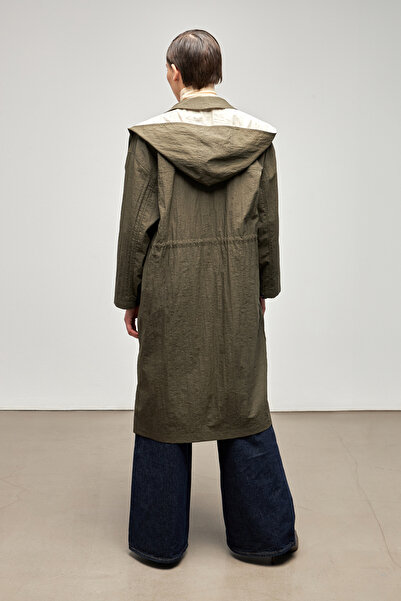 Trenç Midi Boy Kadın Trençkot 3626