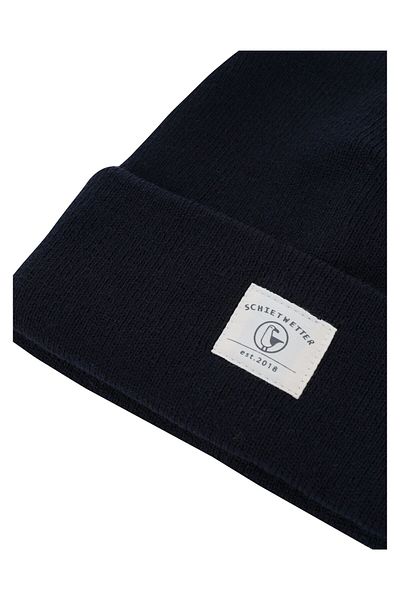 SCHIETWETTER Beanie Mütze "robbe", Strickmütze, Rippmuster, Breite Krempe, Wintermütze, Elastisch, U