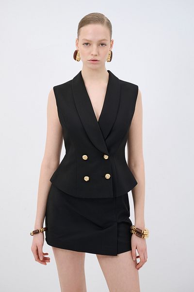 adL Shal Collar Vest