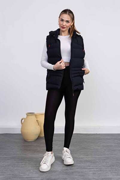 Boymen Waterproof Women's Vest Detachable Hooded Vest Comfortable Fit