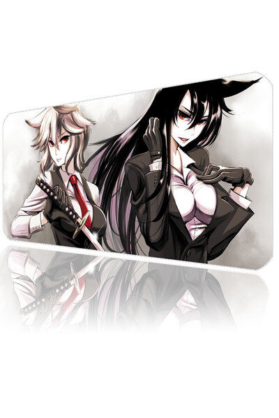 ilyuka Gaming Mousepad 90x40cm XXL Büyük Boy Dikişli Kenar Kaymaz Taban MP449040 Anime Warrior