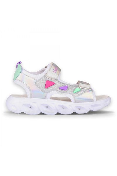 Vicco 321.p24y204 Hilda Booties Phylon Sandale albe luminoase pentru băieți